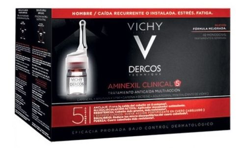 Vichy Dercos Aminexil hombre 42 monodosis