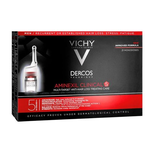 Vichy Dercos Aminexil hombre 21 monodosis